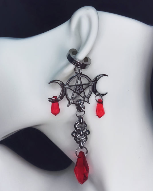 STAR TEARS (EARCUFF/EARRING)